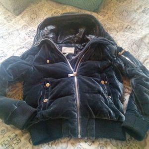Women's BCBG velour coat